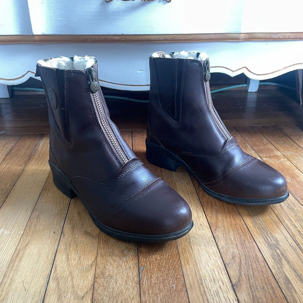 MOUNTAIN HORSE winter boots womens 9 Aurora Zip Paddock